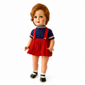 Vintage König Wernicke Nicaput German Doll K W 751/45 Hard Rubber