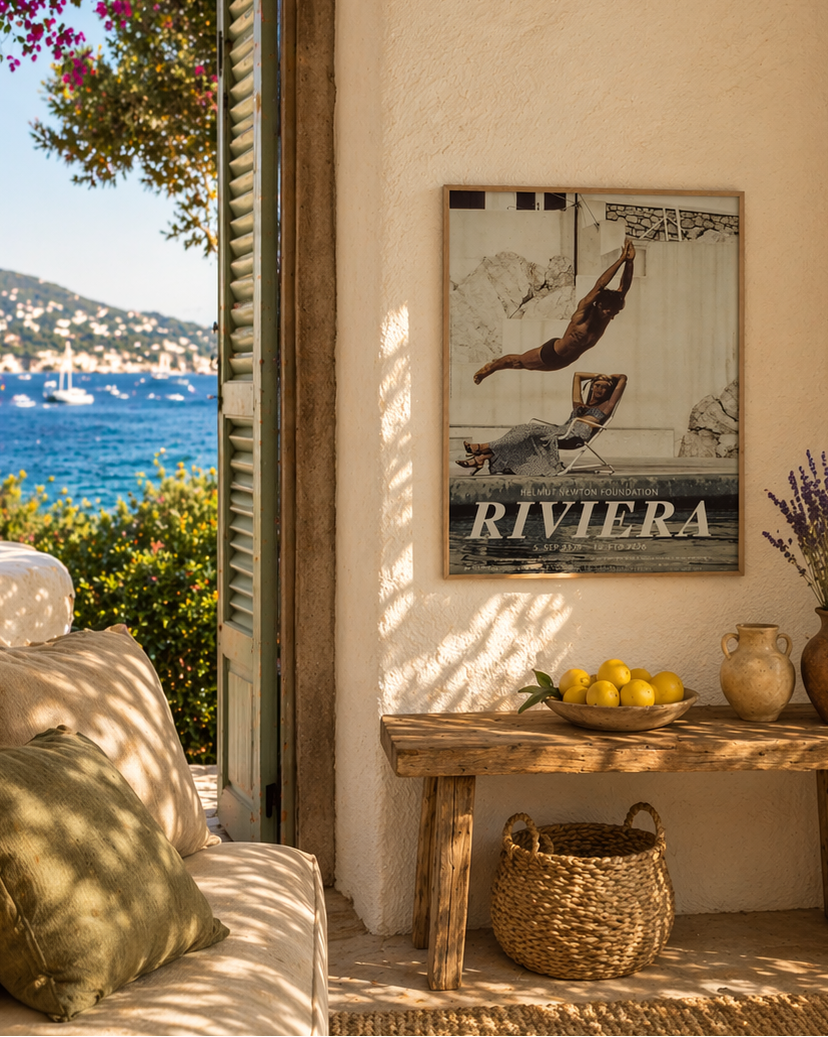Helmut Newton, Riviera, Original Exhibition Museum Poster
