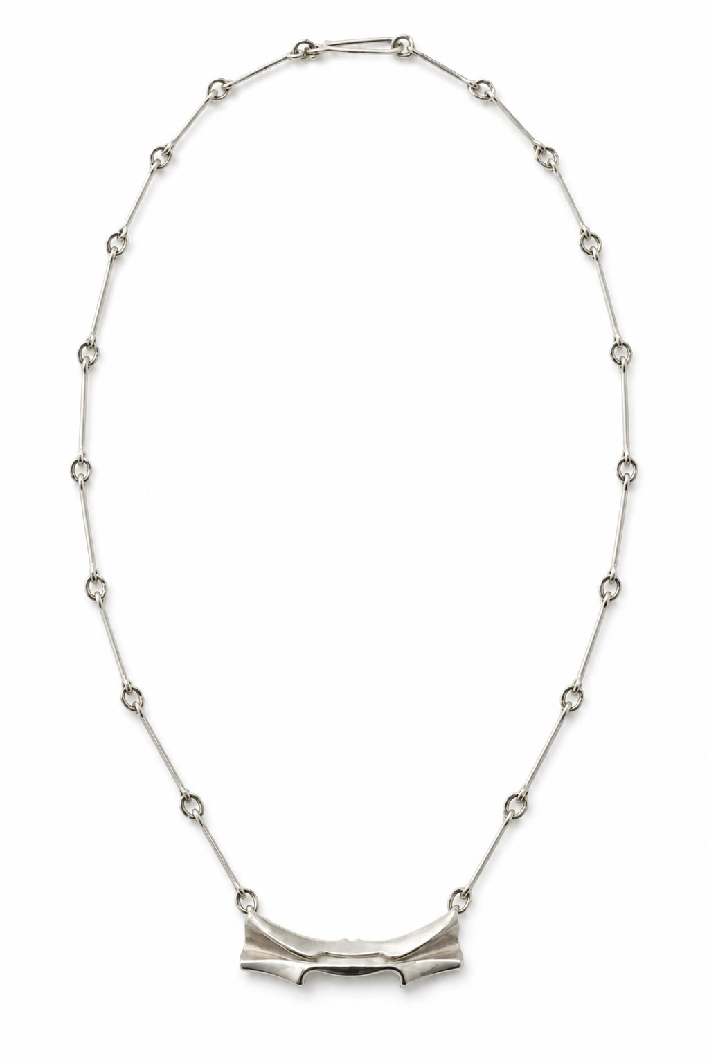 Björn Weckström Mira Necklace Lapponia Sterling Silver 1985 Modernist Scandinavian