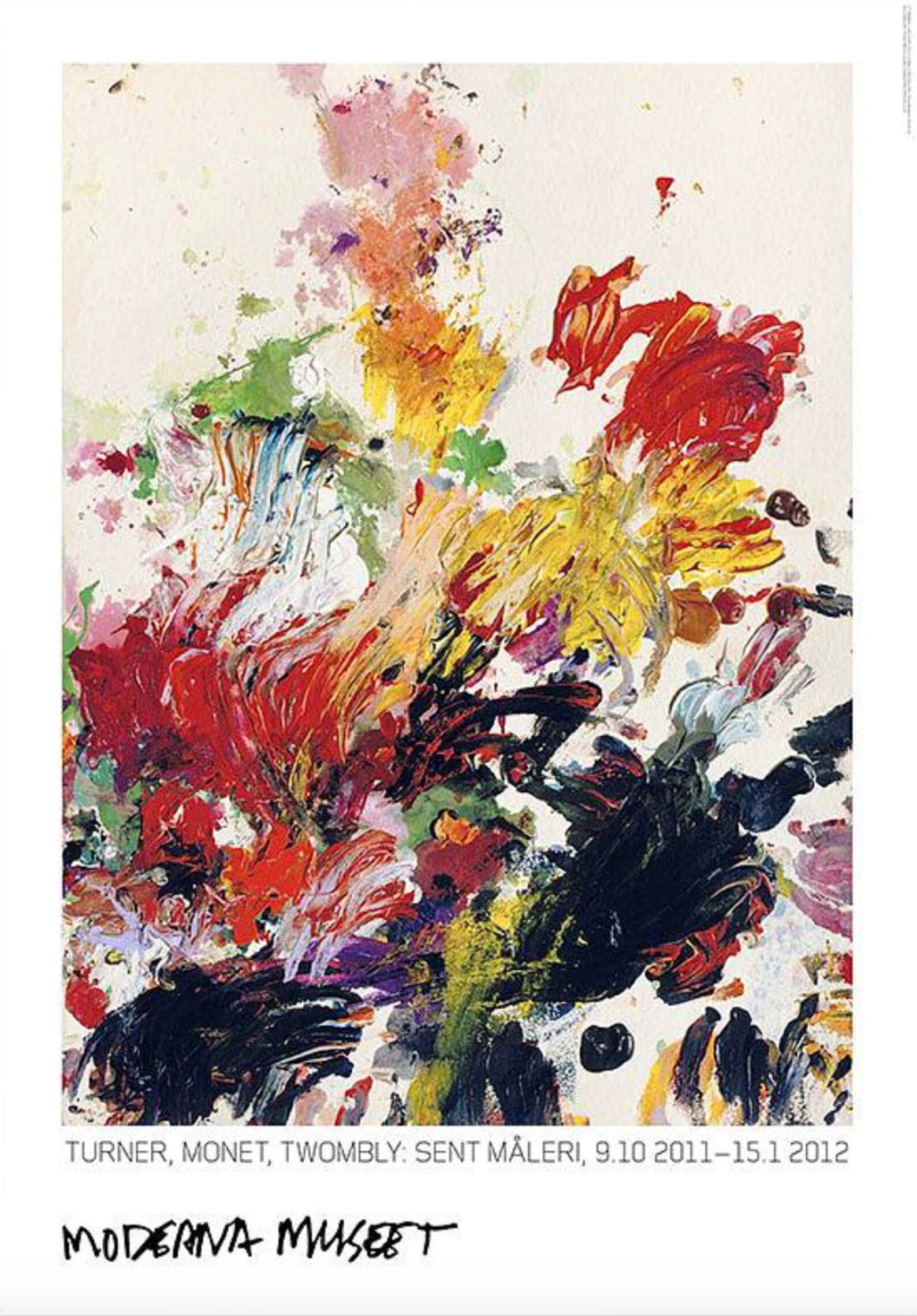 Cy Twombly - "Untitled". Original Exhibition Museum Poster. 2011