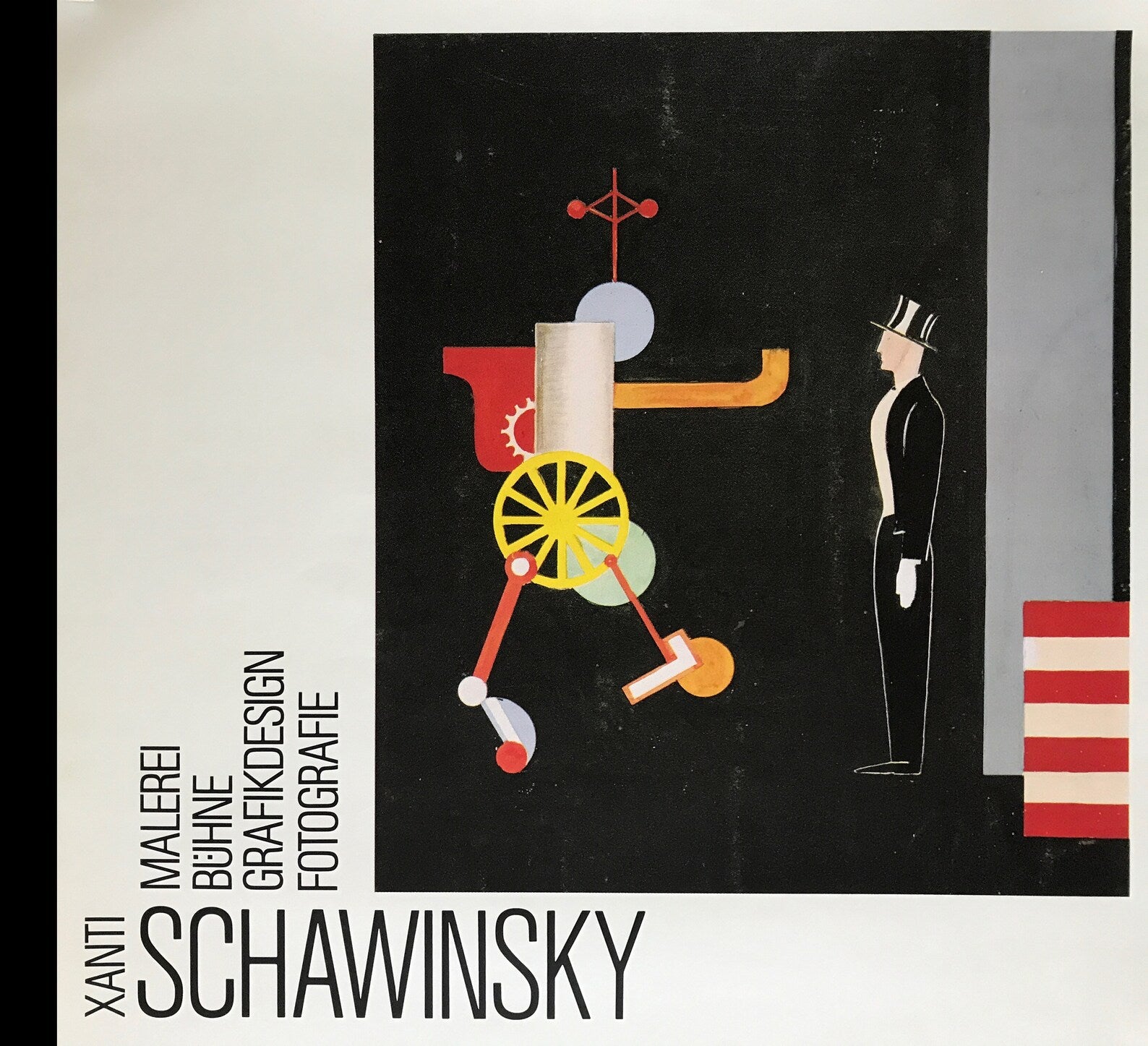 Xanti Schawinsky - "Tap Dancer vs Quilting Machine". Original Exhibition Bauhaus Museum Poster