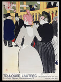 Toulouse Lautrec - "At The Moulin Rouge La Goulue And Her Sister". Original Vintage Poster