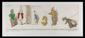 Boris O’Klein — “Are You Coming, Handsome Blond?” (Tu viens, beau blond?), Signed Hand-Coloured Etching, Dirty Dogs of Paris
