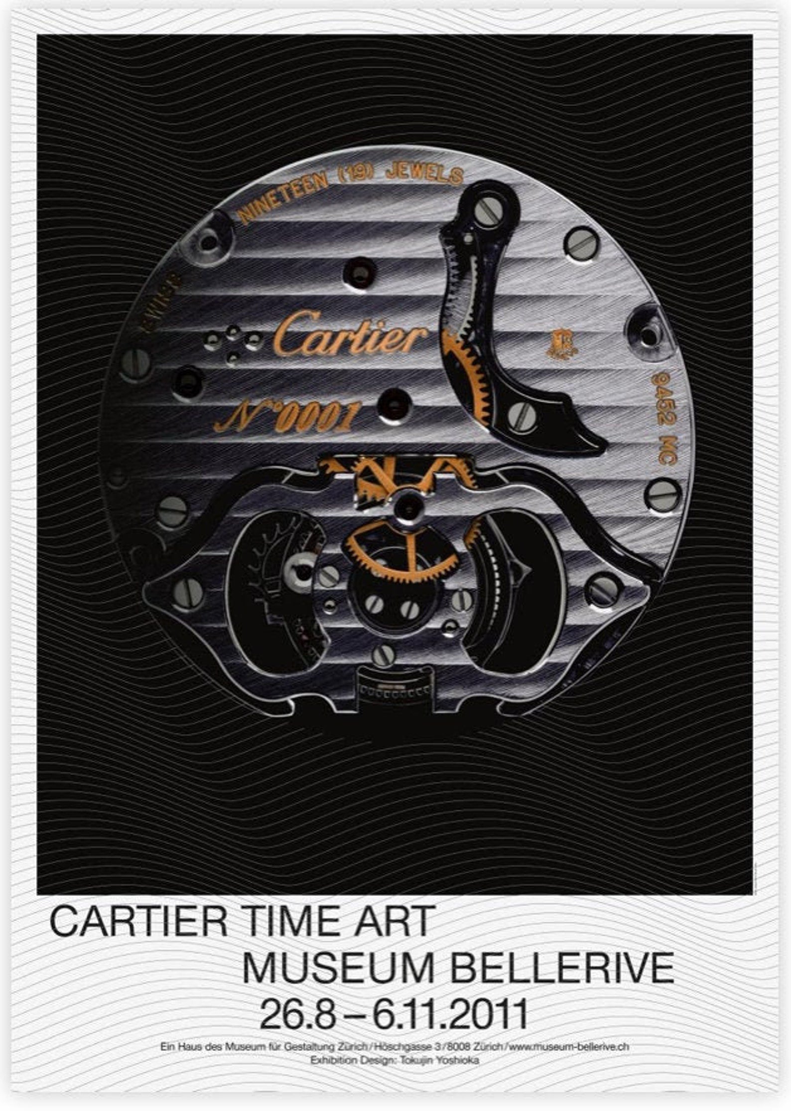 Tokujin Yoshioka - "Cartier Time Art". Original Screenprint Poster