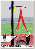 David Hockney - "Me draw on iPad". Museum poster.