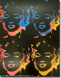 Andy Warhol - "Four Multicoloured Marilyns". Original Exhibition Poster Poster.