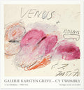 Cy Twombly - "On Paper". Original Exhibition Museum Poster