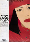 Alex Katz - "Red Coat". Original Exhibition Museum Poster