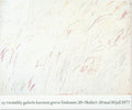 Cy Twombly, Original Exhibition Museum Poster. 1977