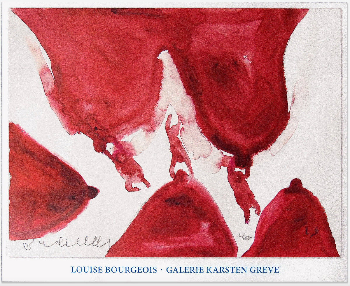 Louise Bourgeois - "The Feeding Frenzy". Original Museum Poster.