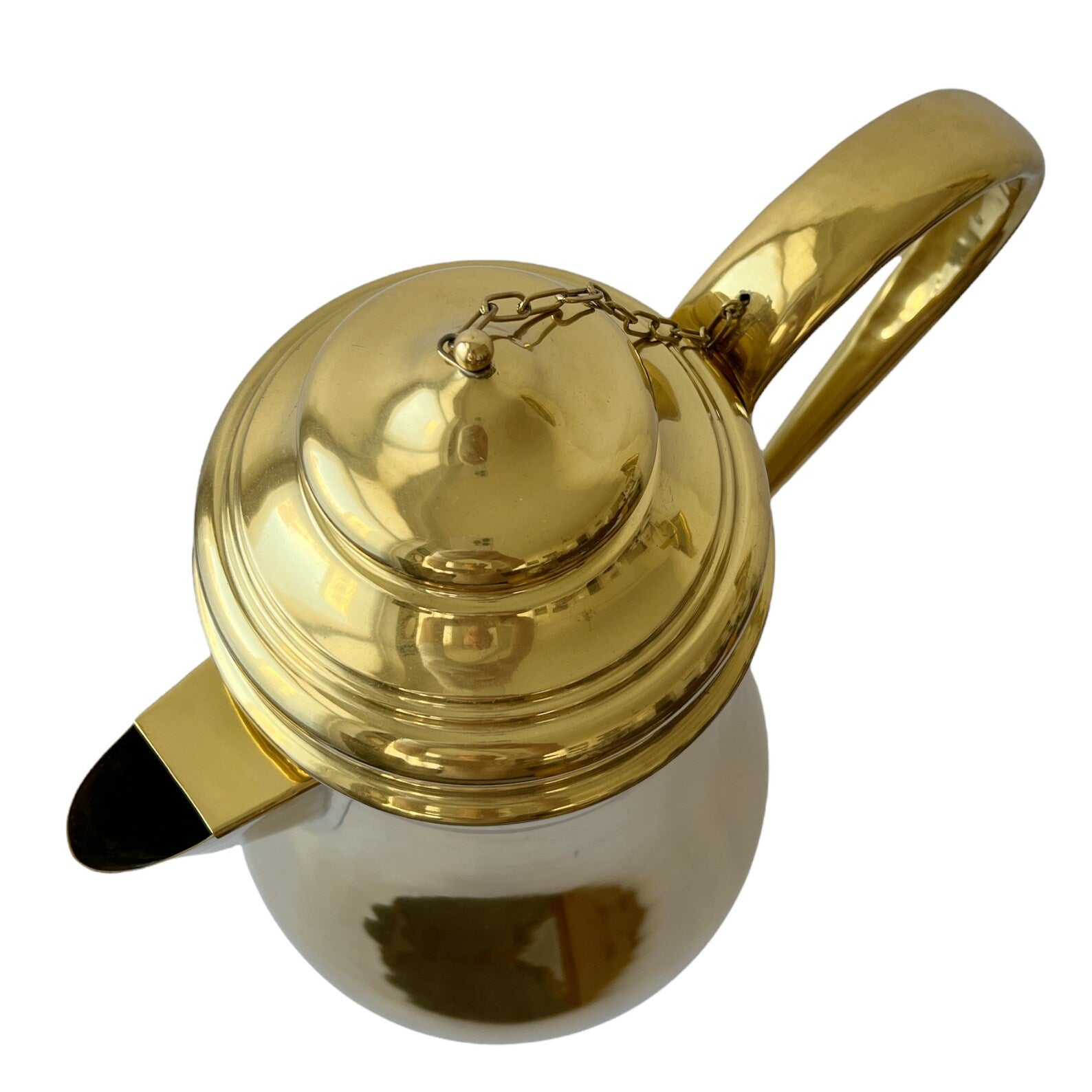 Vintage Oversized Brass Jug – XL Display Pot for Interiors