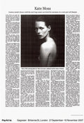 Adam McEwen, Kate Moss, Original Exhibition Museum Poster