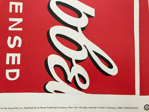 Andy Warhol - "Campbells Soup Can". Original Museum Exhibition Poster. 1993