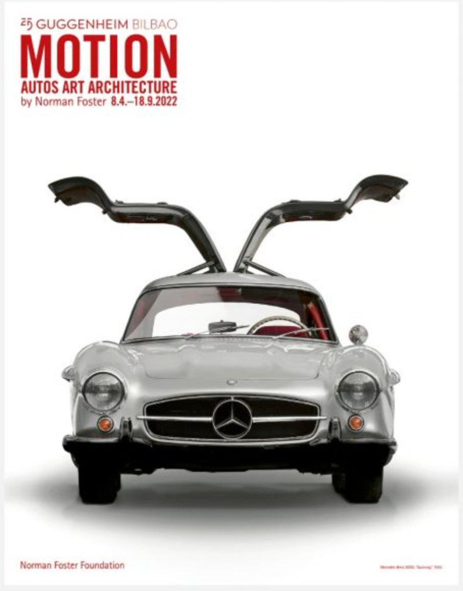 Mercedes-Benz 300 SL Gullwing, Original Exhibition Museum Poster