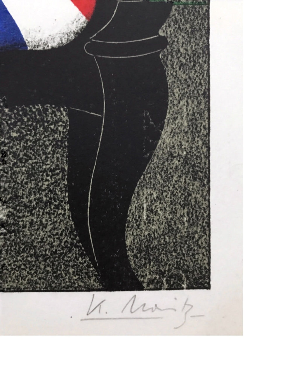 Klaus Moritz “London Mix” Signed Lithograph • Limited Edition Art Print. 1970s