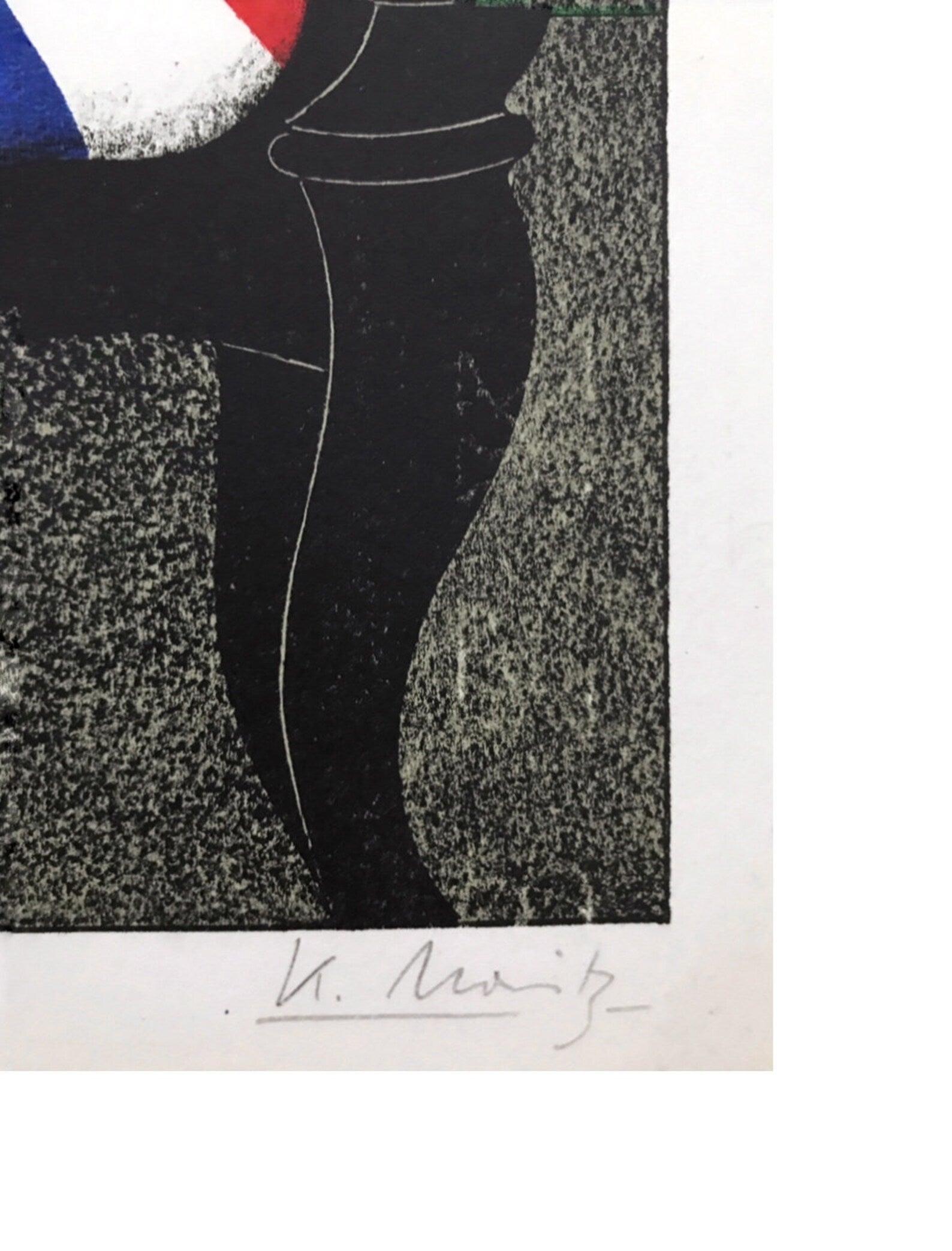 Klaus Moritz “London Mix” Signed Lithograph • Limited Edition Art Print. 1970s