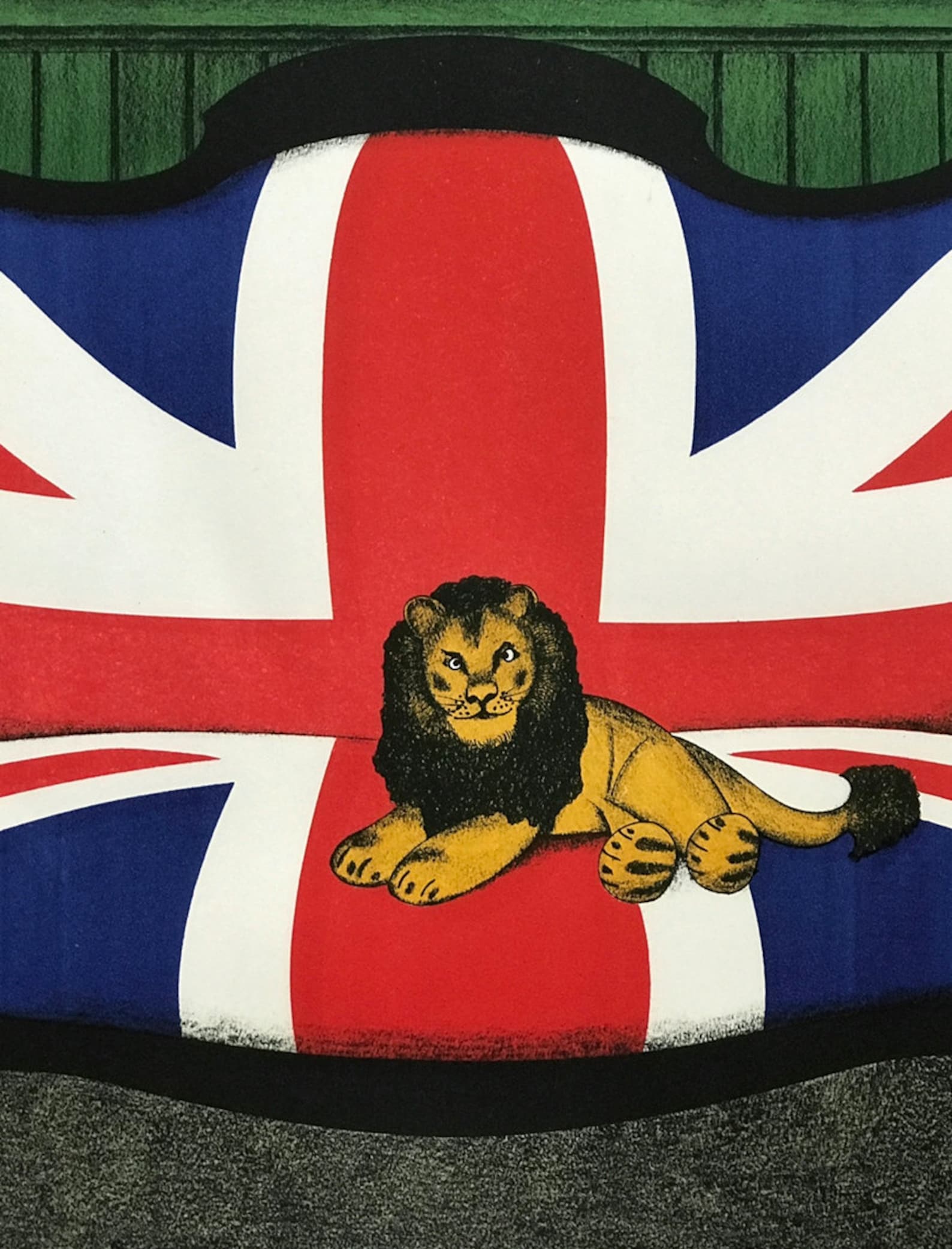 Klaus Moritz “London Mix” Signed Lithograph • Limited Edition Art Print. 1970s