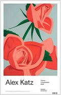 Alex Katz - "Rose Bud". Original Exhibition Museum Poster.