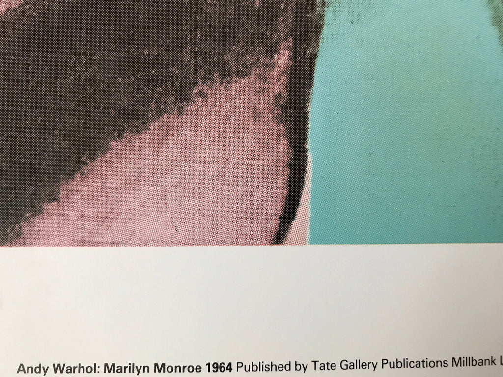 Andy Warhol - "Marilyn". Original Exhibition poster. Tate. 1971