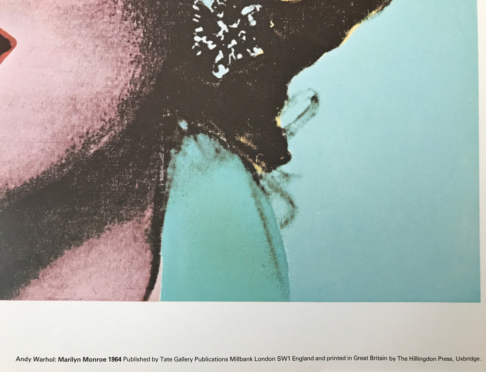 Andy Warhol - "Marilyn". Original Exhibition poster. Tate. 1971