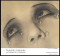 Man Ray - "Glass tears". Original Museum Poster.
