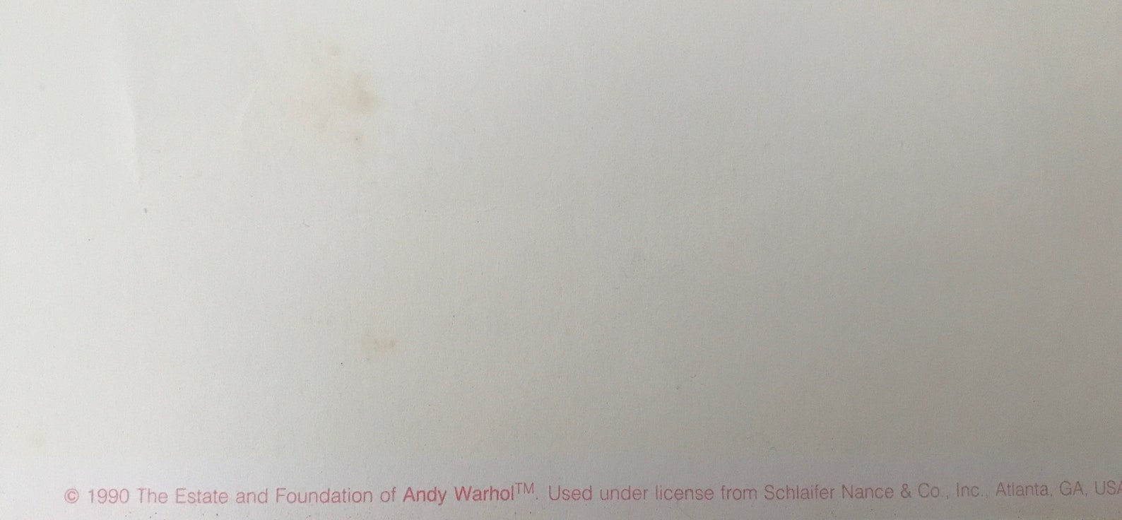 Andy Warhol - "Ludwig Van Beethoven, Blue Book", Original Exhibition Museum Poster.