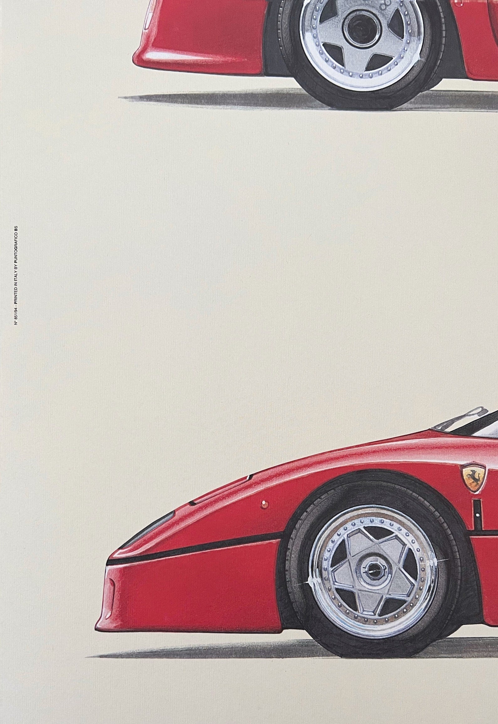 L'Idea Ferrari Exhibition Posters: 1994 Berlin Gallery, Set of Three