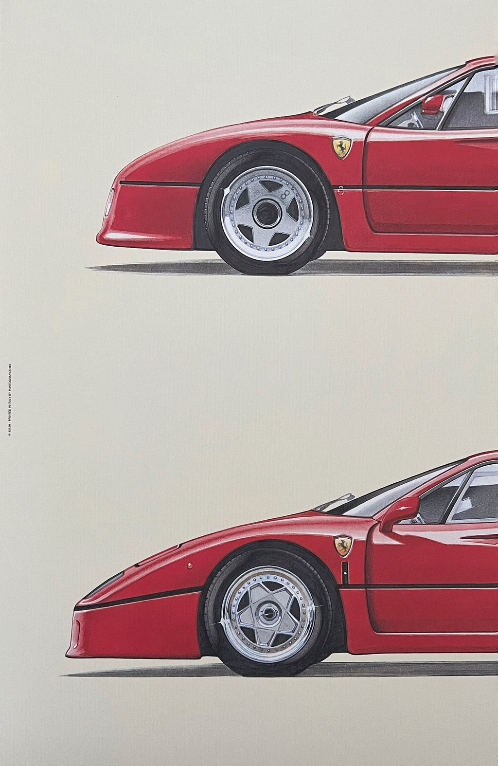 L'Idea Ferrari Exhibition Posters: 1994 Berlin Gallery, Set of Three