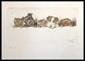 Boris O’Klein — “Youth” (Jeunesse), Signed Etching, Dirty Dogs of Paris