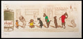 Boris O’Klein — “The Waiting” (L’attente), Signed Hand-Coloured Etching, Dirty Dogs of Paris