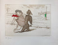 Boris O’Klein — "Java", Signed Hand-Coloured Etching, Dirty Dogs of Paris