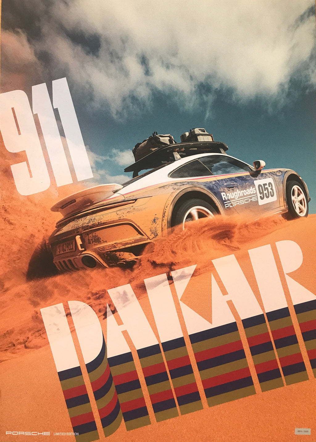 Porsche 911 Dakar, Set of 3 Original Poster, Limited Editions