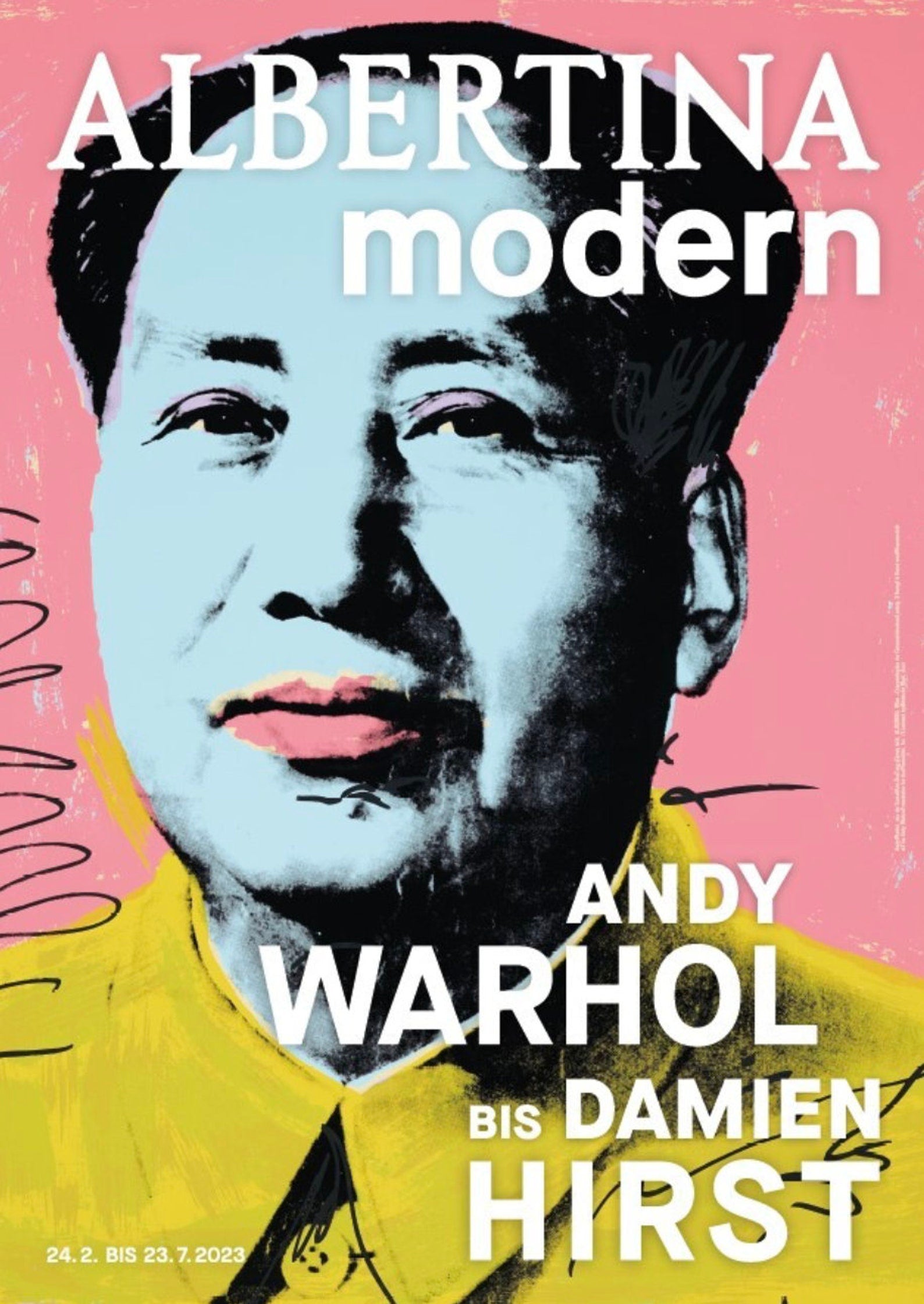 Andy Warhol - "Mao Tse Tung". Original Museum Exhibition Poster