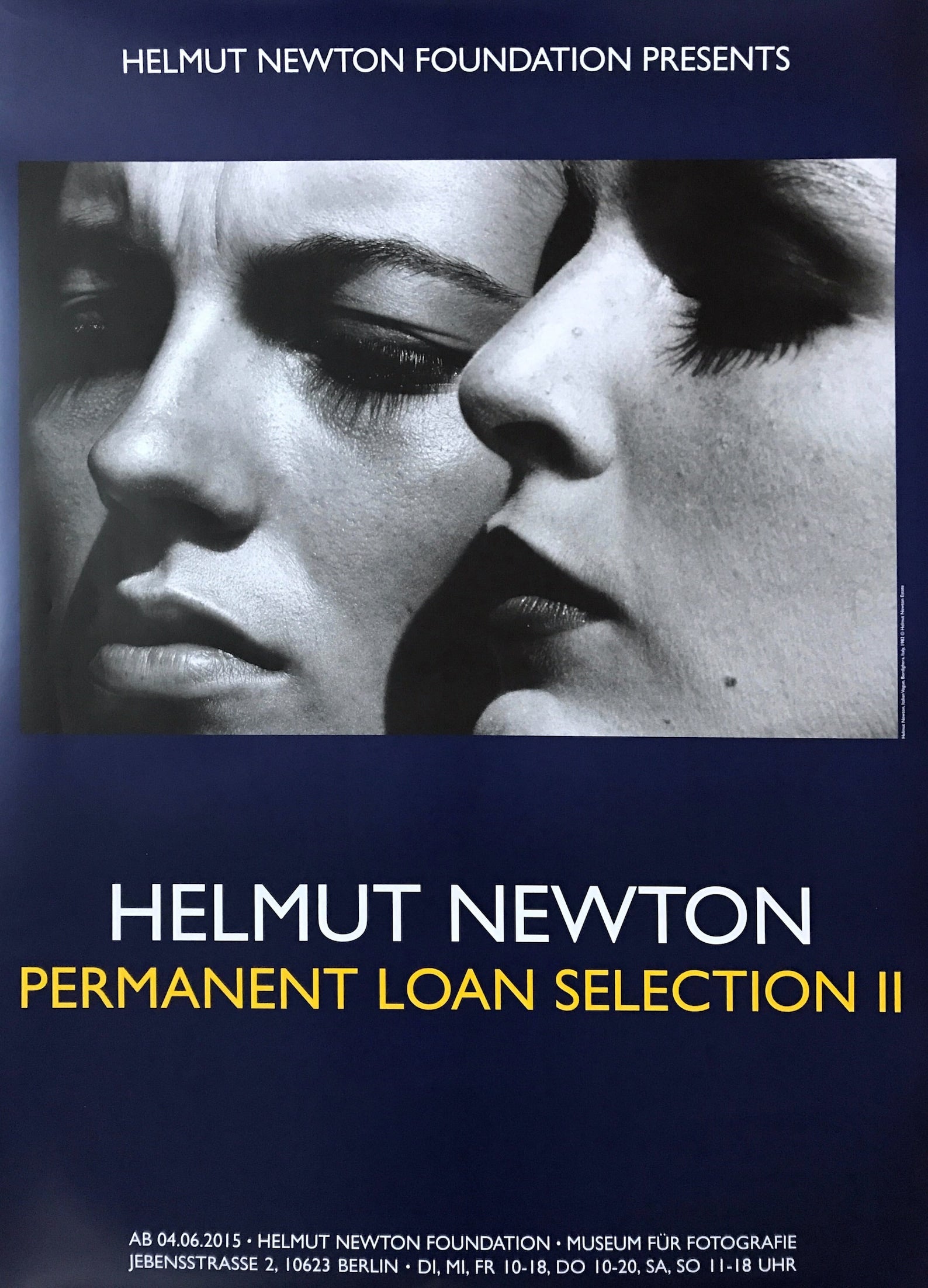 Helmut Newton, Vogue, Exhibition Museum Poster
