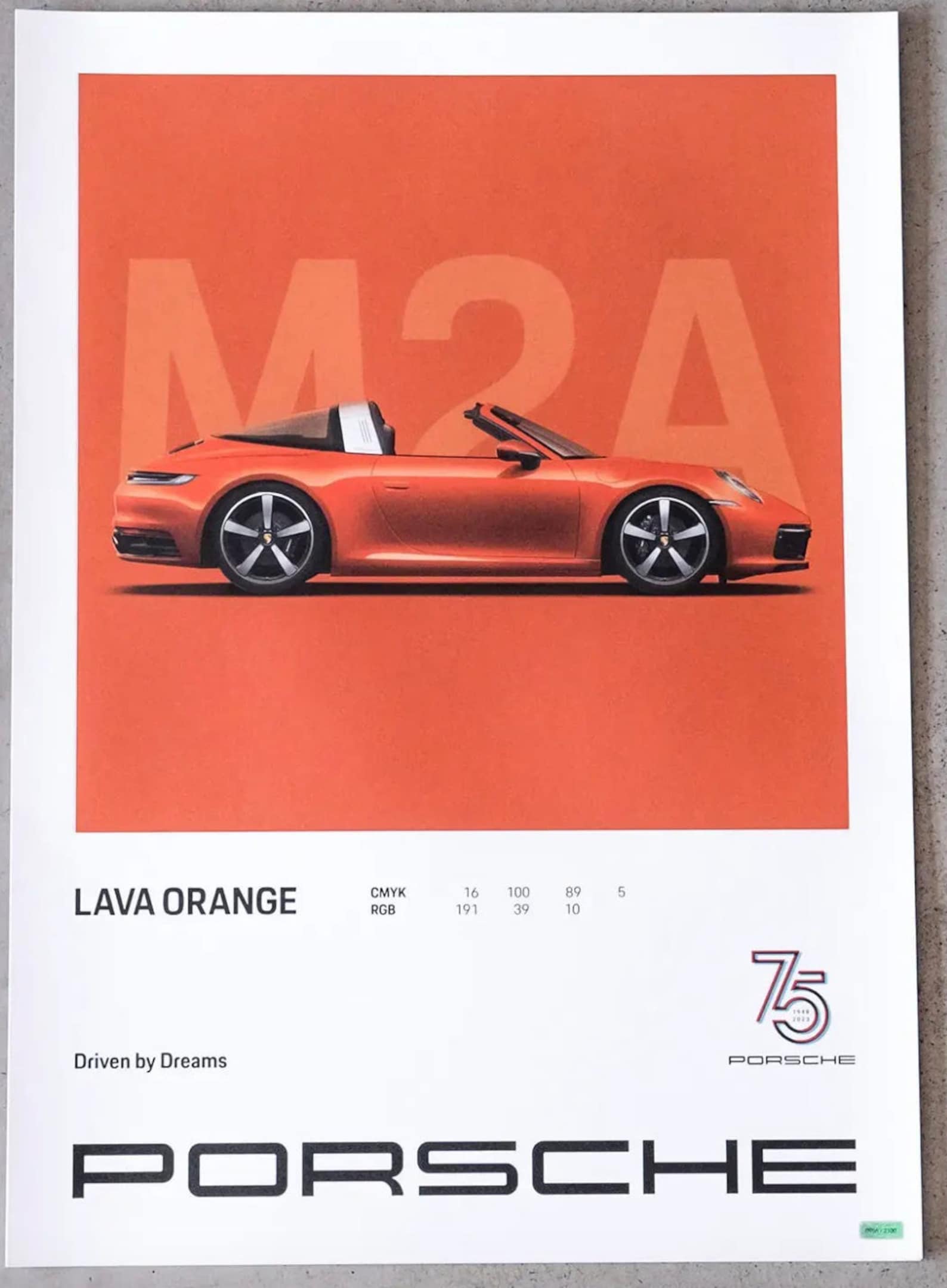 Porsche 911, Set of 4 Original Posters, Limited Editions