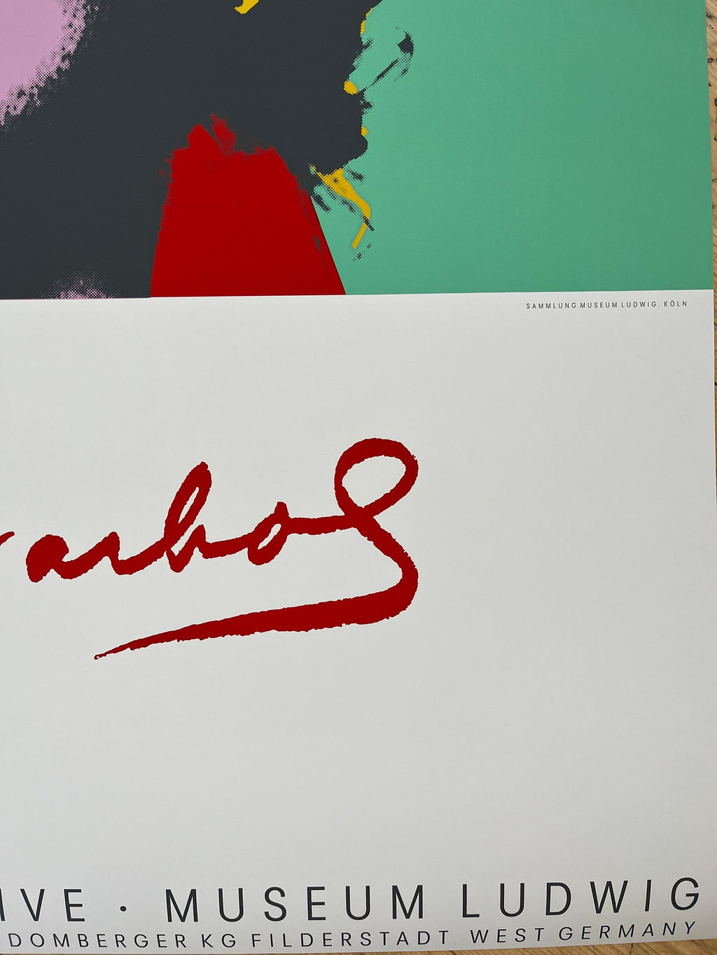 Andy Warhol - "Marilyn". ScreenPrint.  Original vintage advertising poster.