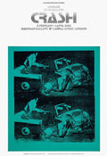 Andy Warhol - "Green Car Crash". Original Exhibition poster.