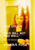 Nan Goldin - "Self Portrait at New Year's Eve". Original Museum Poster.