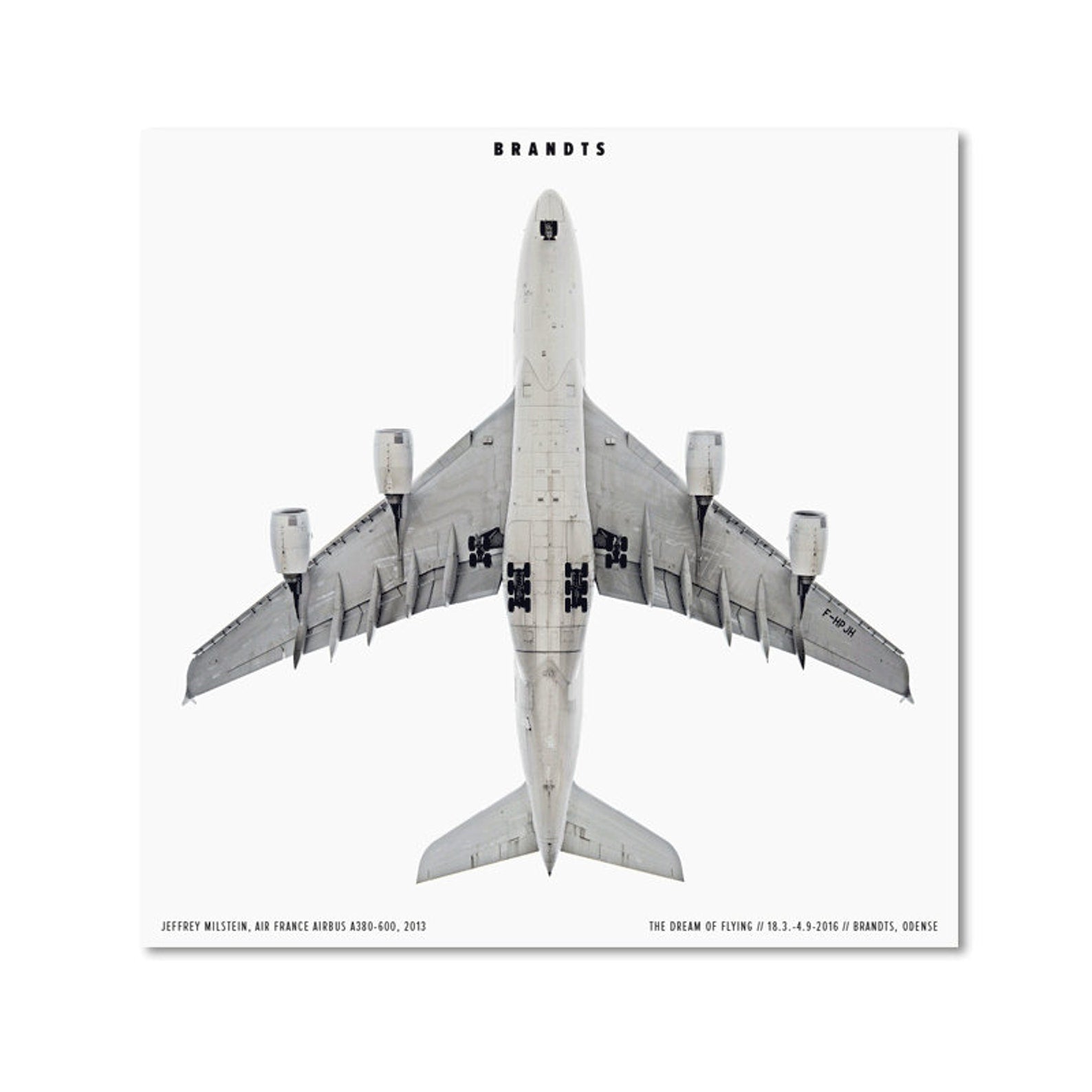 Jeffrey Milstein, Air France, Airbus A380, Original Exhibition Museum Poster