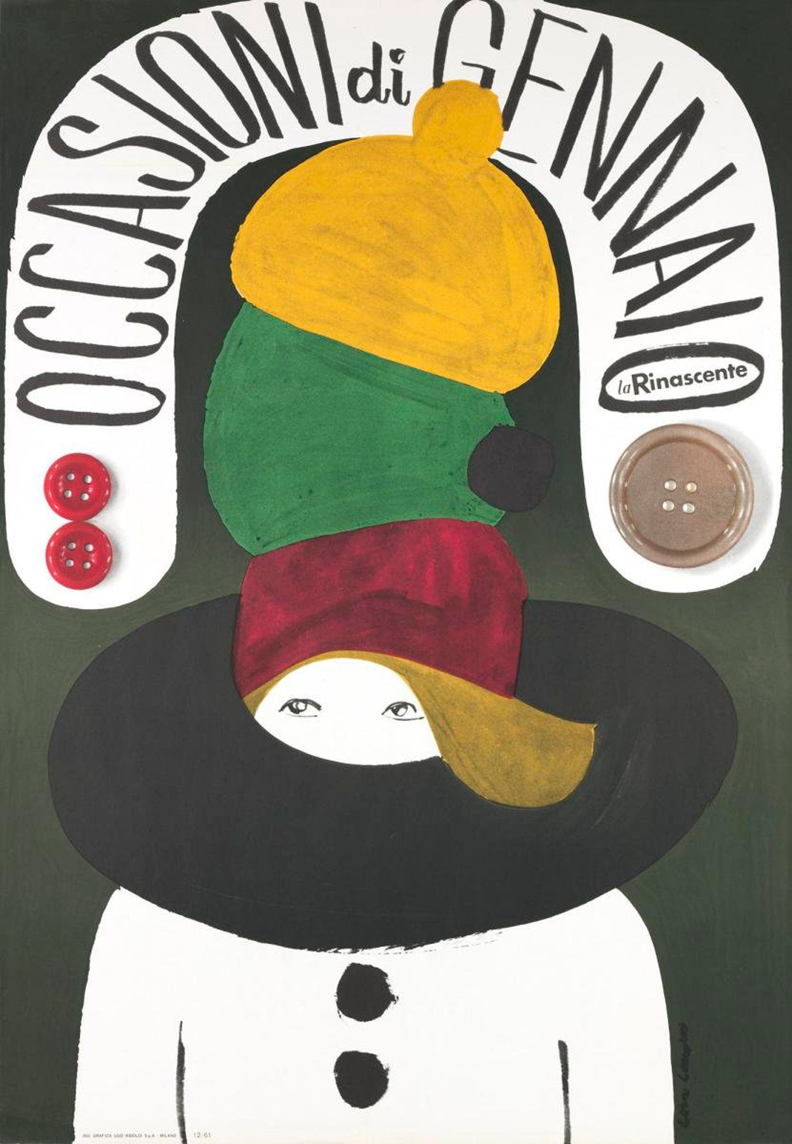 Lora Lamm - "January Deals". Museum Poster.