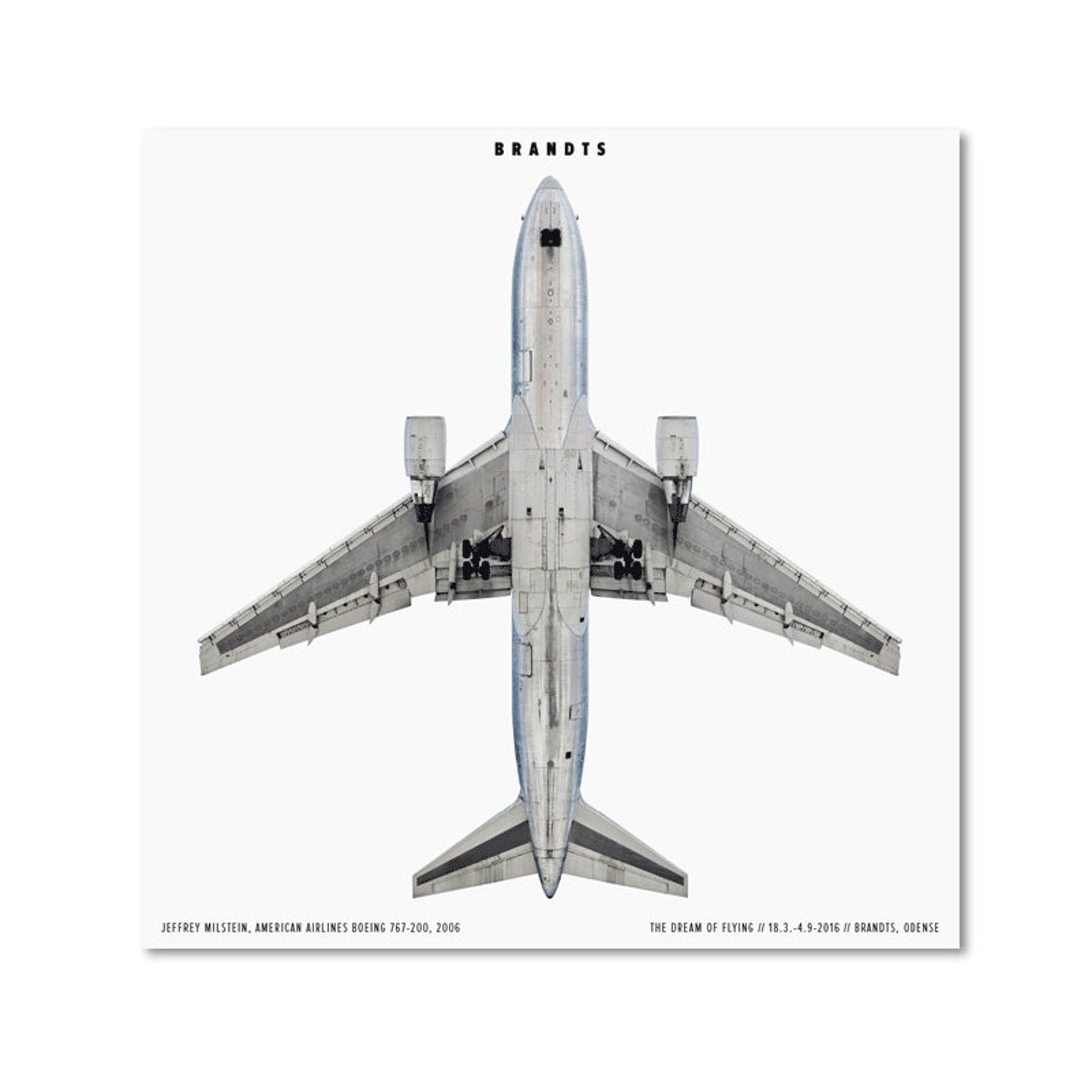Jeffrey Milstein, Boeing 767, Original Exhibition Museum Poster