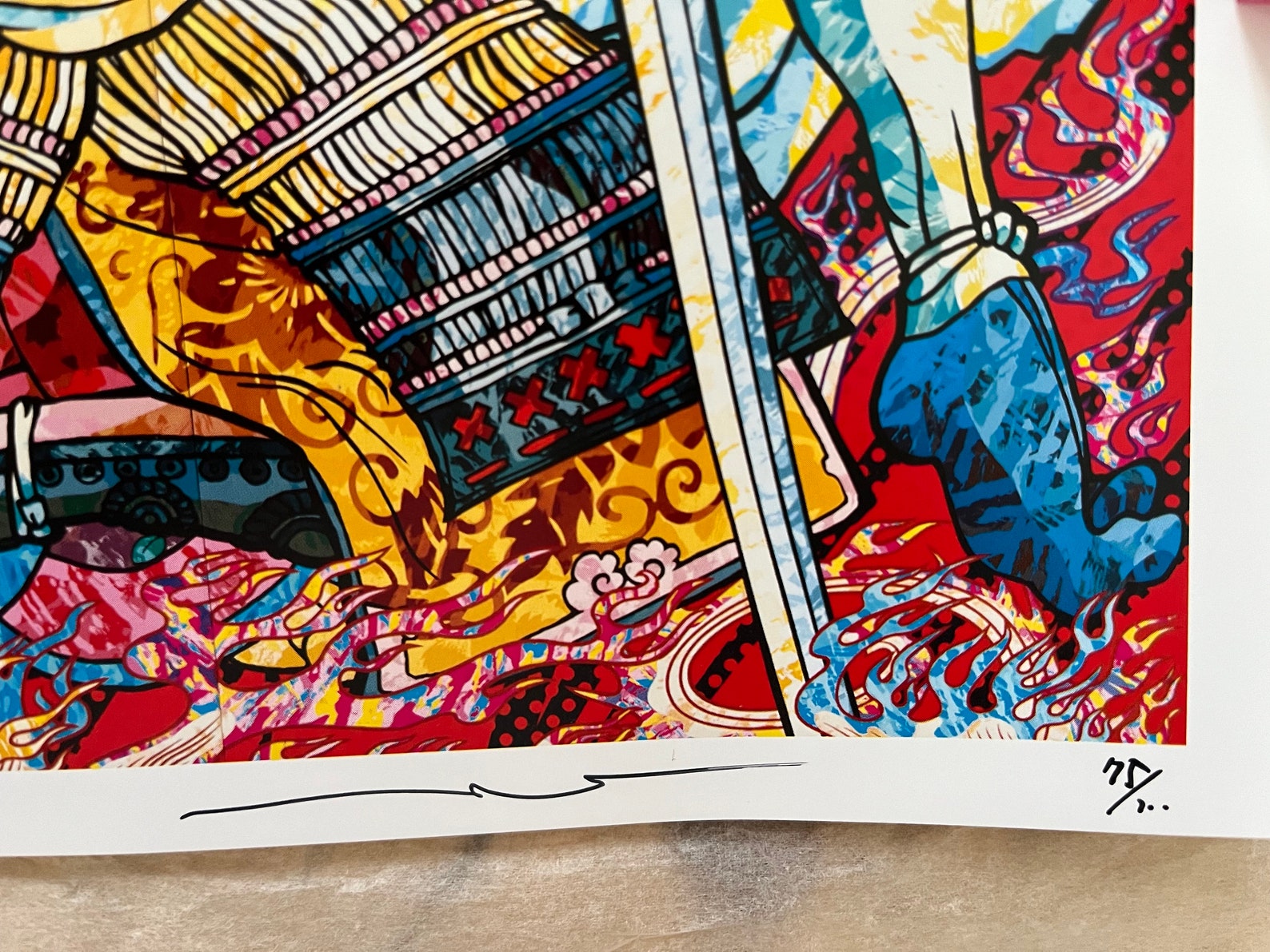 Takashi Murakami - "Japan Supernatural". Limited-edition print.