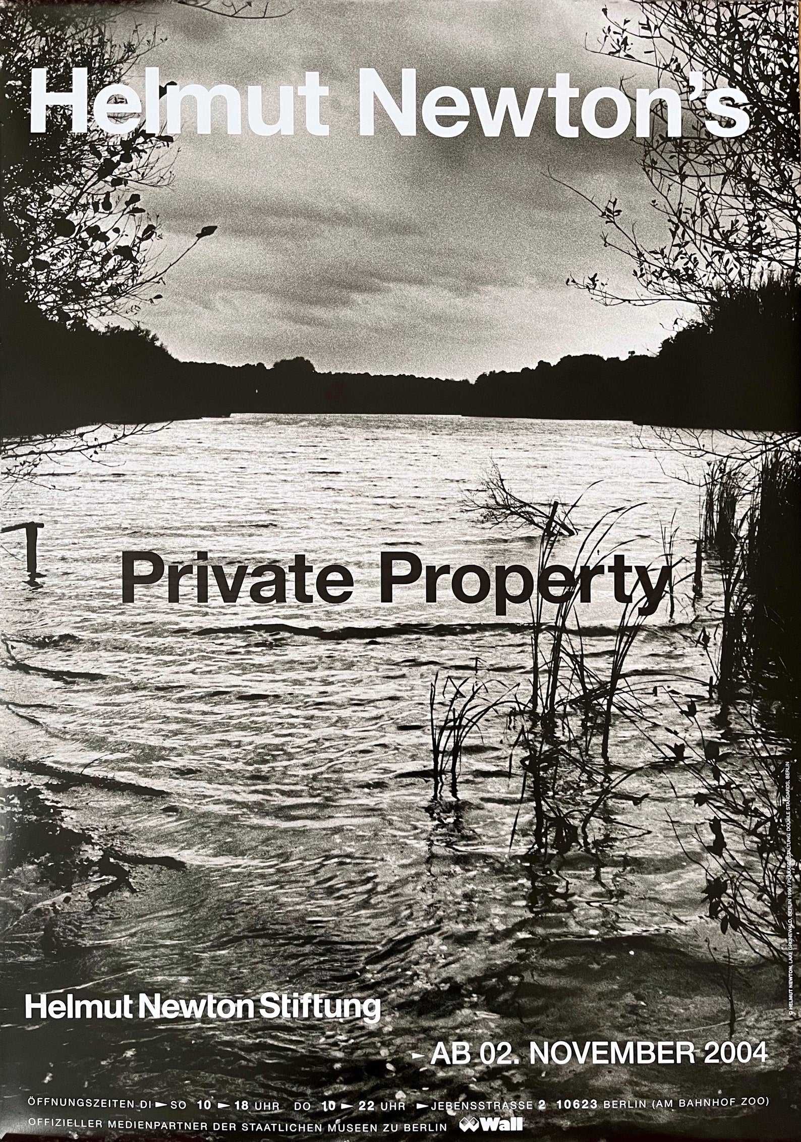 Helmut Newton, Private Property 2004, Original Exhibition Museum Poster