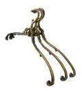 Antique Bronze Clothes Hanger: Rococo Revival Garment Display, c.1900