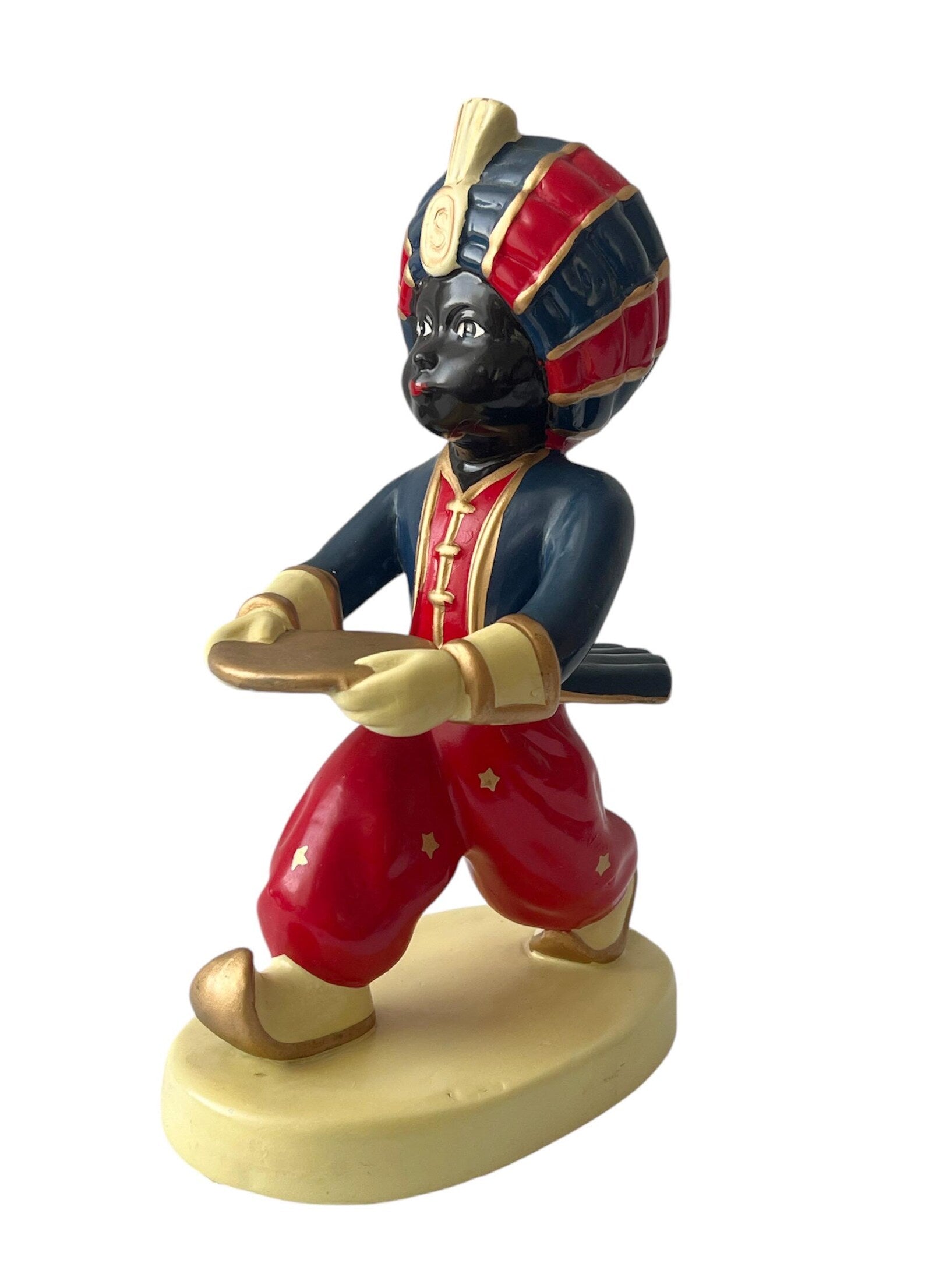 Vintage Graf by Gerlitzen Porcelain Sarotti Mohr Advertising Figure, 28 cm.