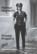Helmut Newton, Private Property, Original Exhibition Museum Poster