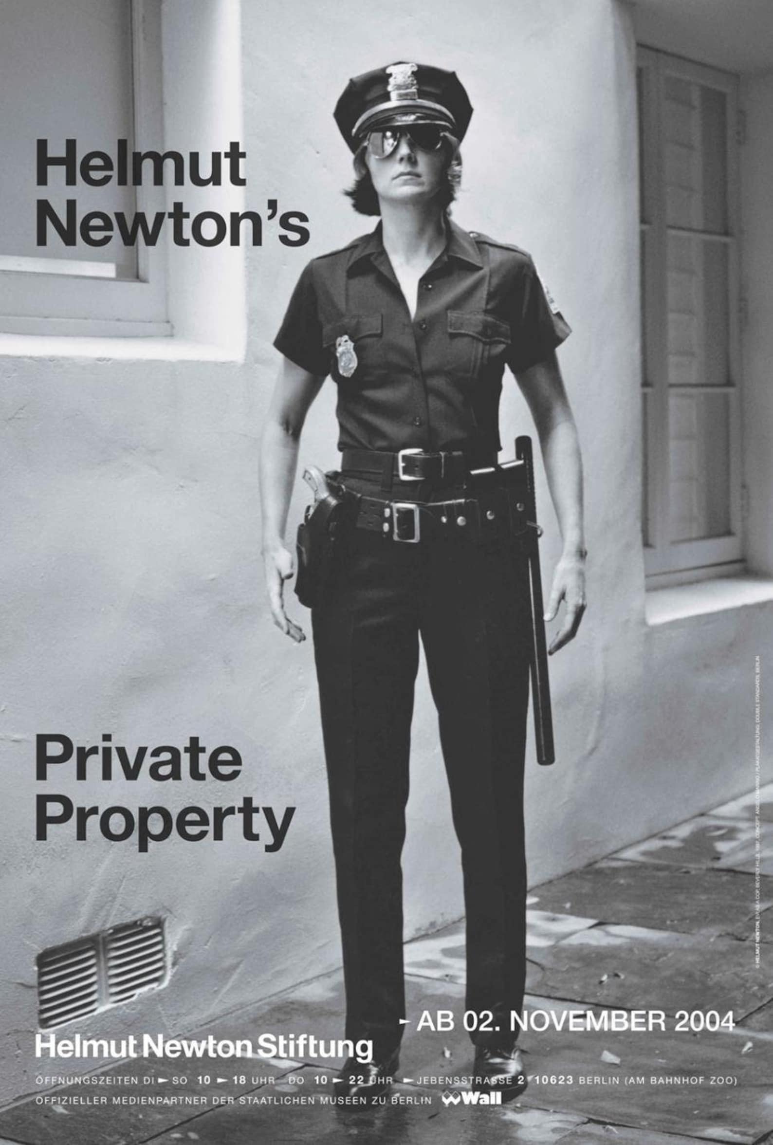 Helmut Newton, Private Property, Original Exhibition Museum Poster