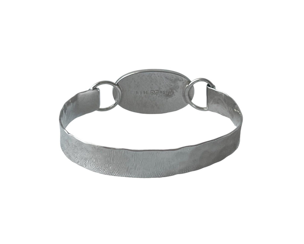 Vintage Katja Lührs Lübeck (KLS) Silver Bracelet with Baltic Amber