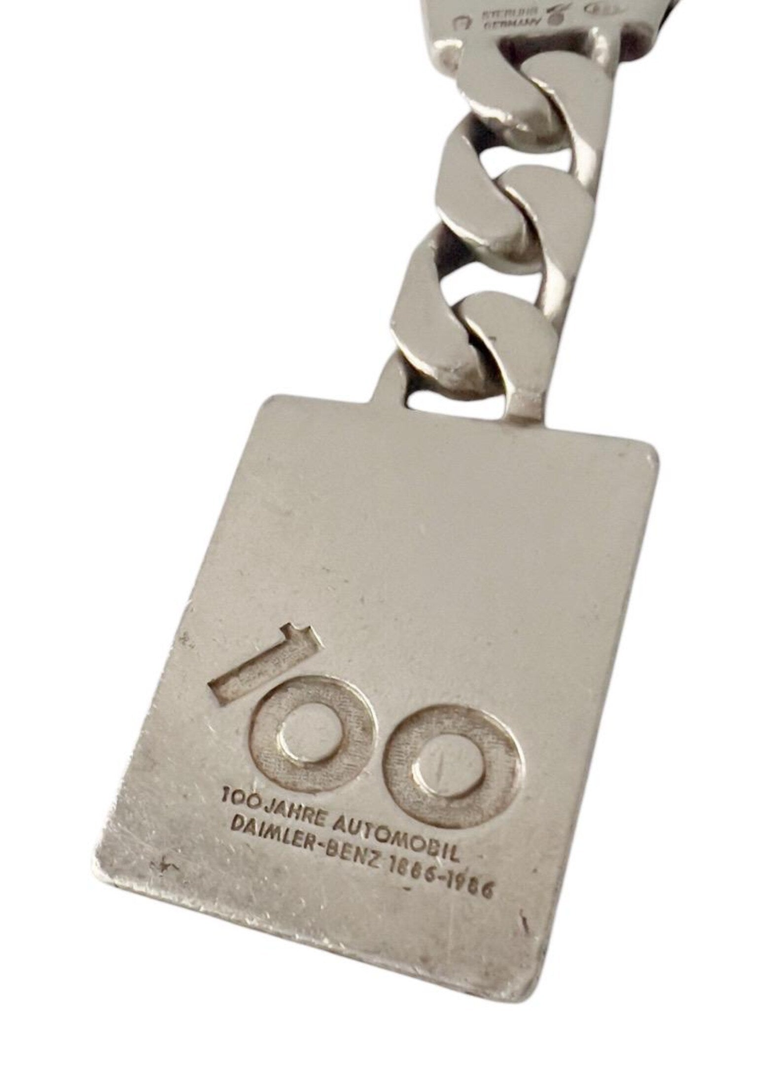 Vintage Aigner Sterling Silver Pendant – Daimler Benz 100 Years Anniversary (1886–1986)