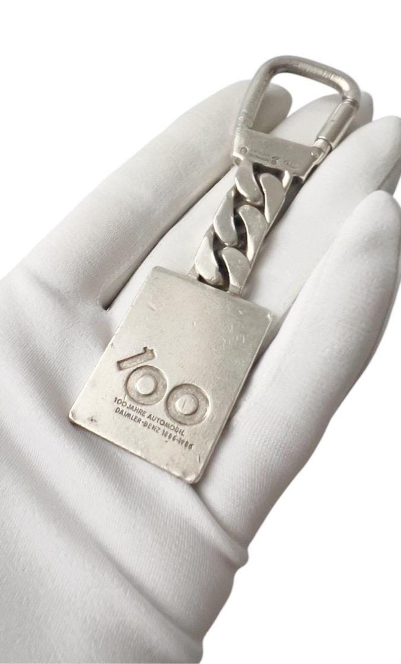 Vintage Aigner Sterling Silver Pendant – Daimler Benz 100 Years Anniversary (1886–1986)